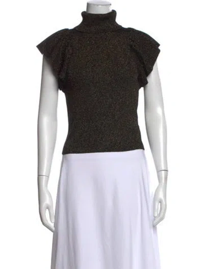 Pre-owned A.l.c Merino Wool Turtleneck Top
