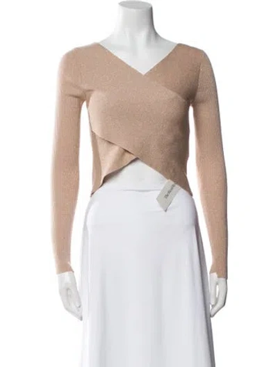 Pre-owned A.l.c Merino Wool V-neck Sweater