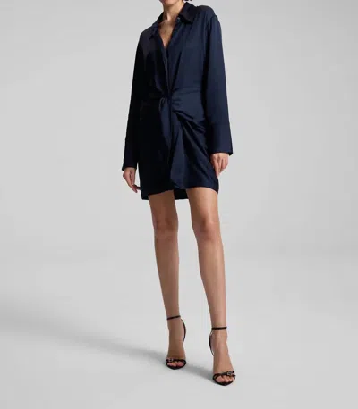 A.l.c Mia Dress In Dark Sapphire