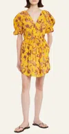 A.l.c Mia Dress In Yellow In Multi