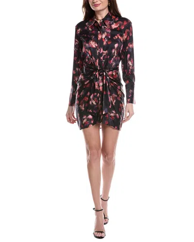 A.l.c . Mia Silk-blend Shirtdress In Blue