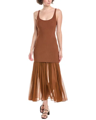 A.L.C A.L.C. MICKEY SILK-BLEND DRESS