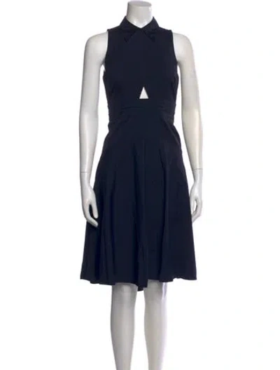 Pre-owned A.l.c Midi Length Dress In Blue