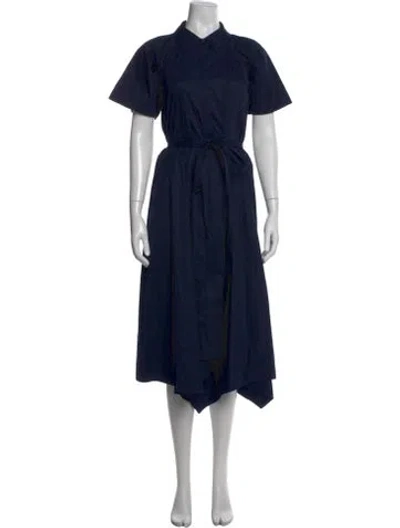 Pre-owned A.l.c Midi Length Dress In Blue