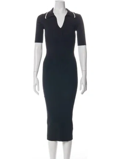 Pre-owned A.l.c Midi Length Dress In Blue
