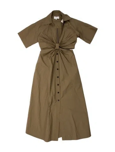 Pre-owned A.l.c Midi Length Dress In Neutral
