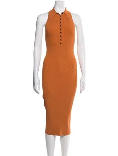 Pre-owned A.l.c Midi Length Dress W/ Tags In Orange