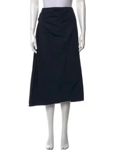 Pre-owned A.l.c Midi Length Skirt In Black