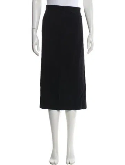 Pre-owned A.l.c Midi Length Skirt In Black