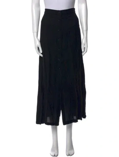 Pre-owned A.l.c Midi Length Skirt In Black