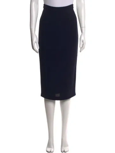 Pre-owned A.l.c Midi Length Skirt In Black