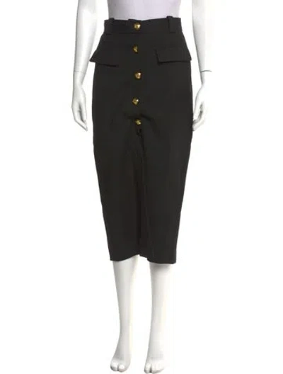 Pre-owned A.l.c Midi Length Skirt In Black