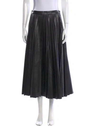 Pre-owned A.l.c Midi Length Skirt In Black