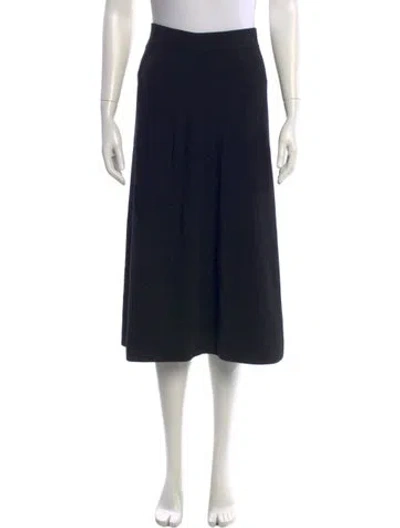 Pre-owned A.l.c Midi Length Skirt In Black