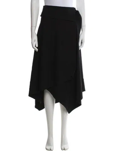 Pre-owned A.l.c Midi Length Skirt In Black