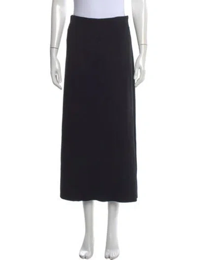 Pre-owned A.l.c Midi Length Skirt In Black