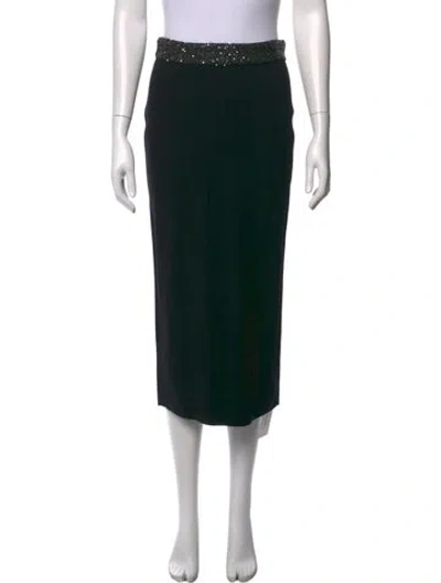 Pre-owned A.l.c Midi Length Skirt In Black