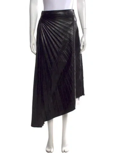 Pre-owned A.l.c Midi Length Skirt In Black