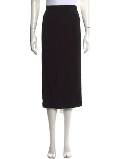 Pre-owned A.l.c Midi Length Skirt In Black