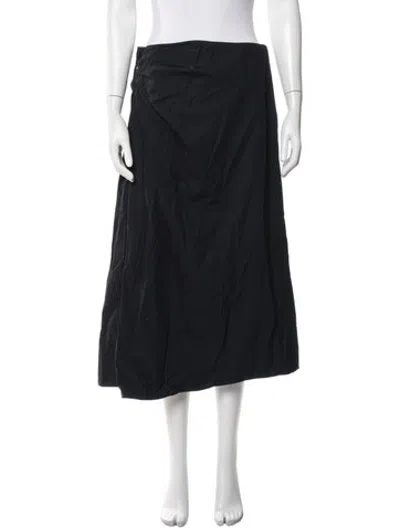 Pre-owned A.l.c Midi Length Skirt In Black