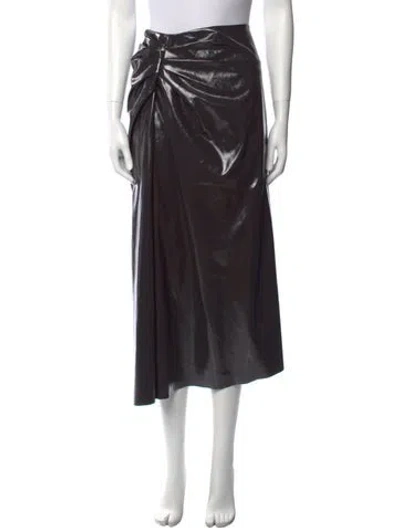 Pre-owned A.l.c Midi Length Skirt In Blue