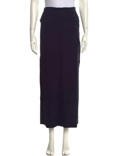Pre-owned A.l.c Midi Length Skirt In Blue