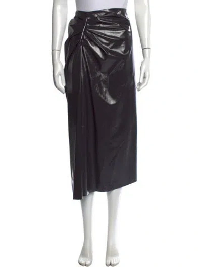 Pre-owned A.l.c Midi Length Skirt In Blue