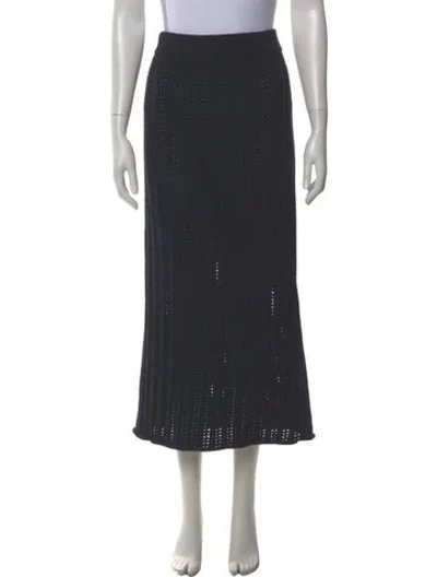Pre-owned A.l.c Midi Length Skirt In Gray