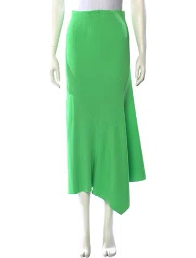 Pre-owned A.l.c Midi Length Skirt In Green