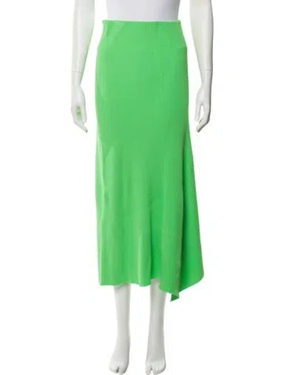 Pre-owned A.l.c Midi Length Skirt In Green