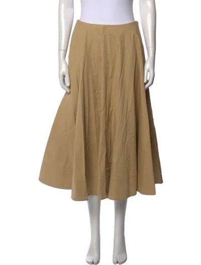 Pre-owned A.l.c Midi Length Skirt In Green