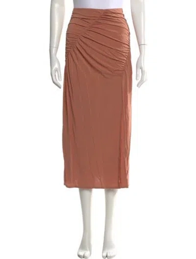 Pre-owned A.l.c Midi Length Skirt In Neutral