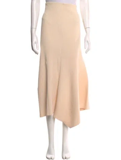 Pre-owned A.l.c Midi Length Skirt In Neutral