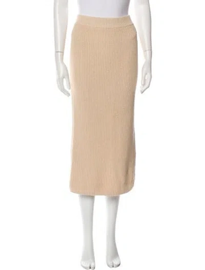 Pre-owned A.l.c Midi Length Skirt In Neutral
