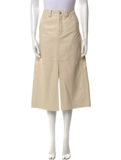 Pre-owned A.l.c Midi Length Skirt In Neutral
