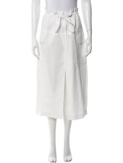 Pre-owned A.l.c Midi Length Skirt In Neutral