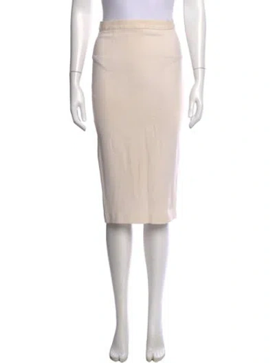 Pre-owned A.l.c Midi Length Skirt In Neutral