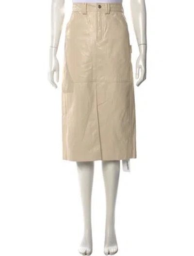 Pre-owned A.l.c Midi Length Skirt In Neutral