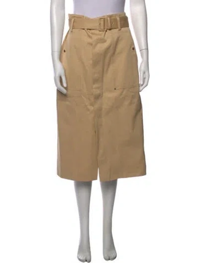Pre-owned A.l.c Midi Length Skirt In Neutrals