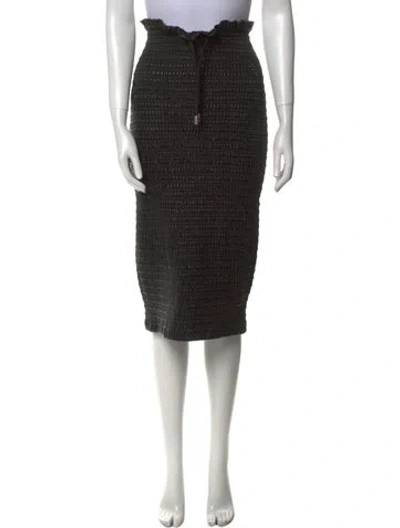 Pre-owned A.l.c Midi Length Skirt W/ Tags In Black