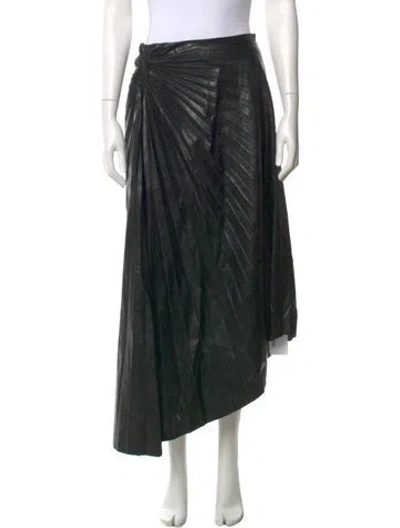 Pre-owned A.l.c Midi Length Skirt W/ Tags In Black