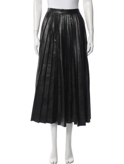 Pre-owned A.l.c Midi Length Skirt W/ Tags In Black