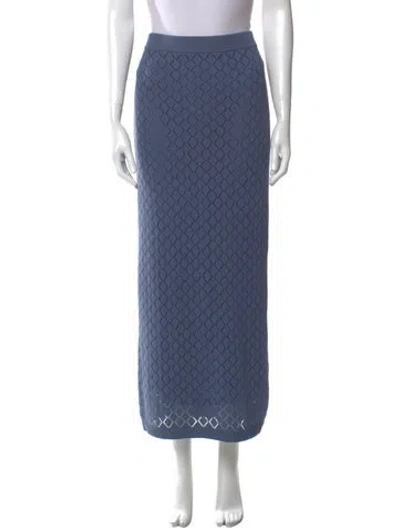 Pre-owned A.l.c Midi Length Skirt W/ Tags In Blue