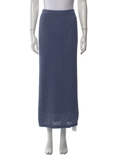 Pre-owned A.l.c Midi Length Skirt W/ Tags In Blue