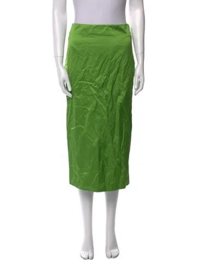 Pre-owned A.l.c Midi Length Skirt W/ Tags In Green