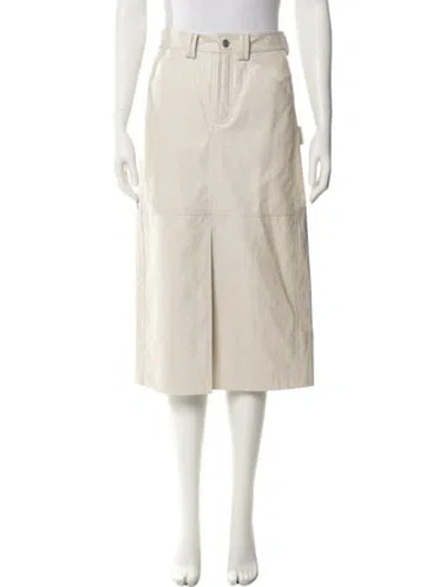 Pre-owned A.l.c Midi Length Skirt W/ Tags In Neutral