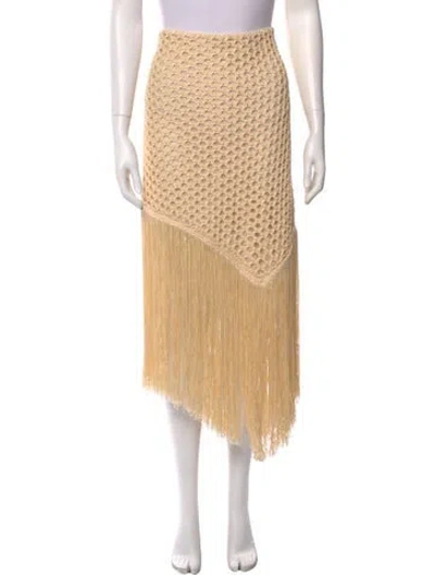 Pre-owned A.l.c Midi Length Skirt W/ Tags In Neutral