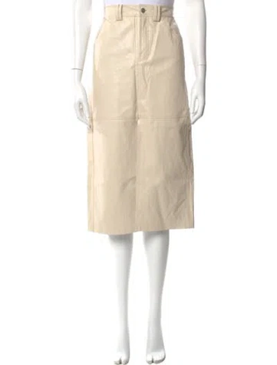 Pre-owned A.l.c Midi Length Skirt W/ Tags In Neutral