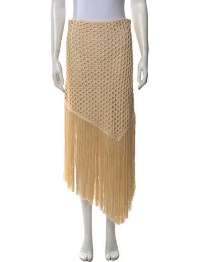 Pre-owned A.l.c Midi Length Skirt W/ Tags In Neutral