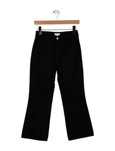 Pre-owned A.l.c Mid-rise Flared Jeans In Black